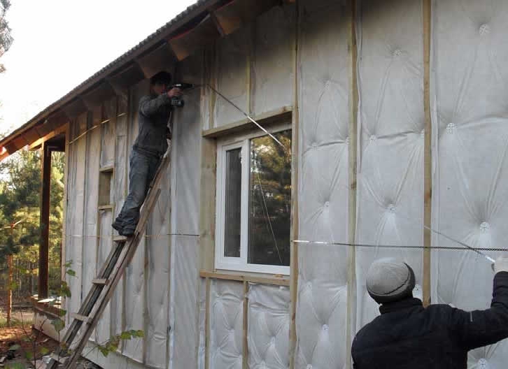Утепление деревянного дома снаружи