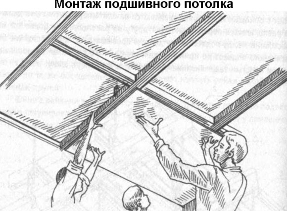 Подшивная система потолка