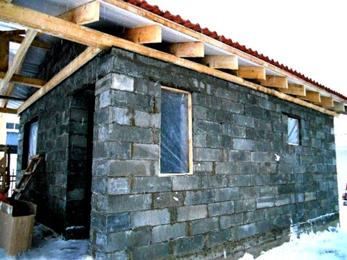 Крыша бани